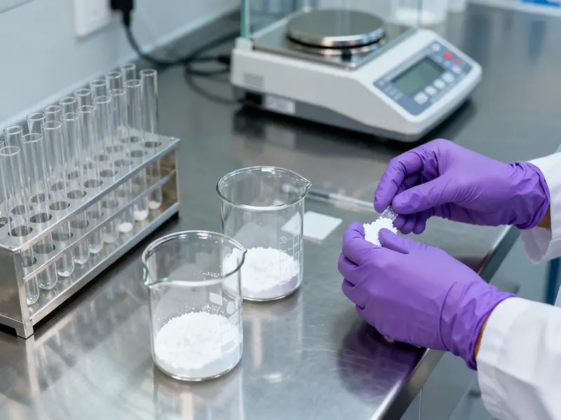 Laboratory testing of raw supplement ingredients