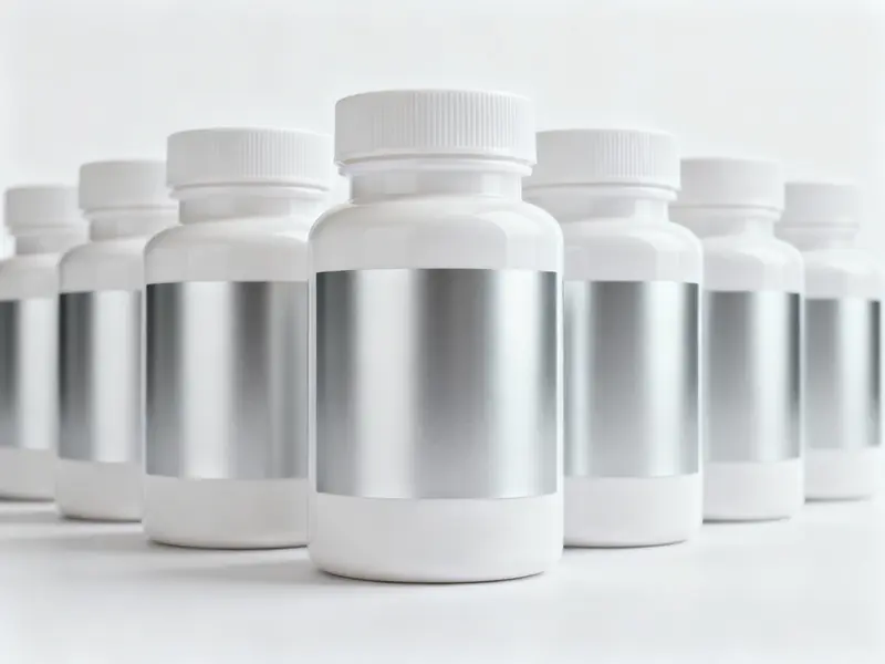 White label supplement bottles ready for custom branding